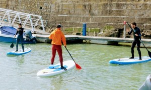 Stand Up Paddle Board Lessons with Porthcawl Surf